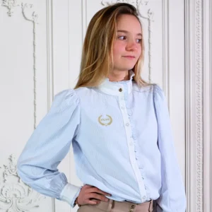 Joline Maxime blouse lichtblauw
