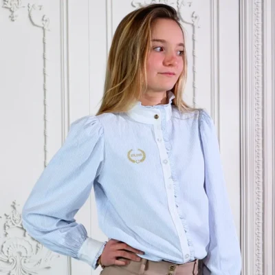 Joline Maxime blouse lichtblauw