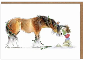 Wenskaart Pony Nut - Clydie Joy