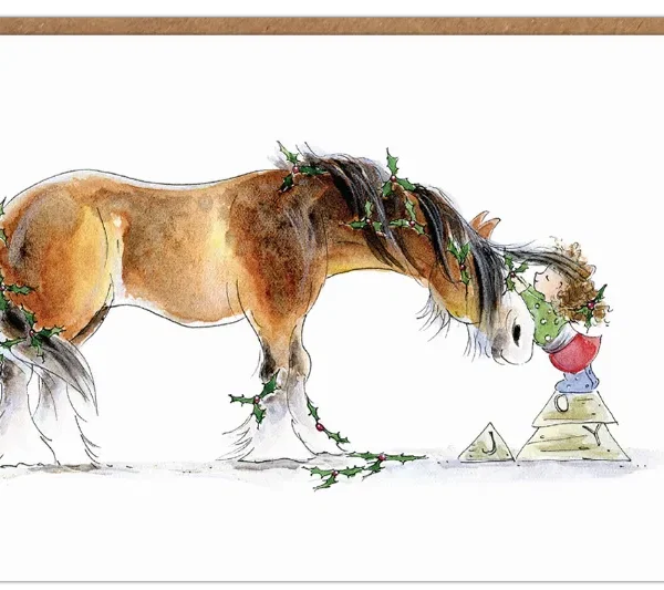 Wenskaart Pony Nut - Clydie Joy