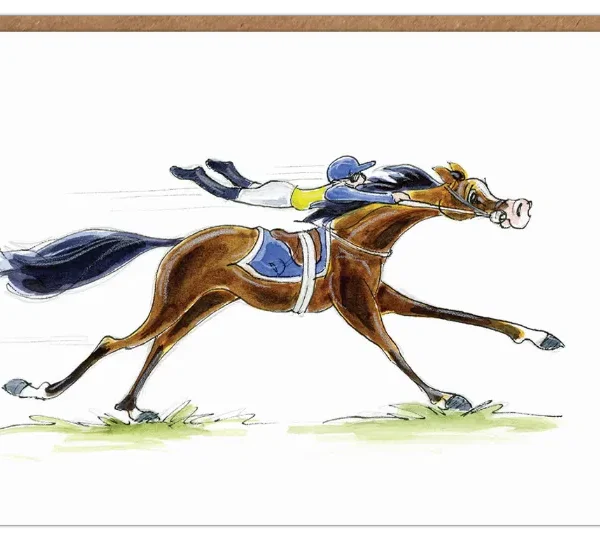 Wenskaart Pony Nut - De Leerling