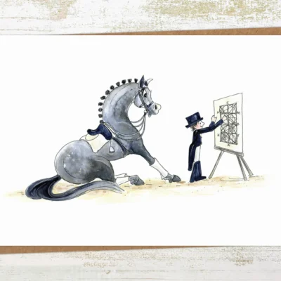 Wenskaart Pony Nut - Halt At X