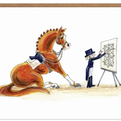 Wenskaart Pony Nut - Schoolmaster