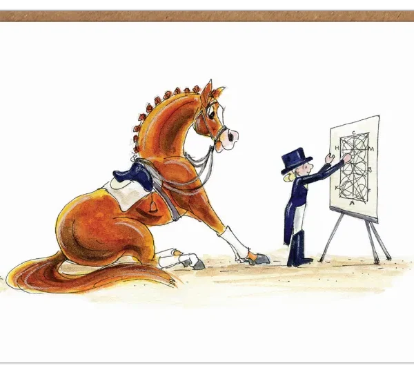 Wenskaart Pony Nut - Schoolmaster