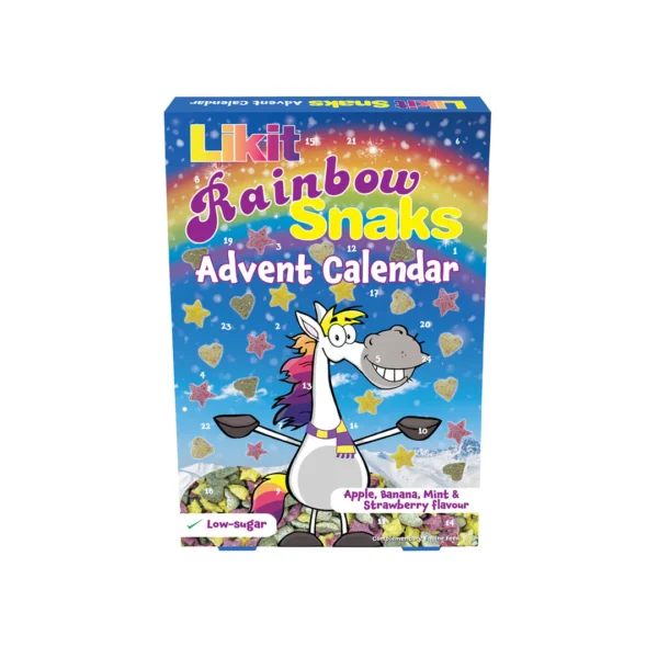 Likit Adventskalender Paardensnoepjes Rainbow Snaks 200g