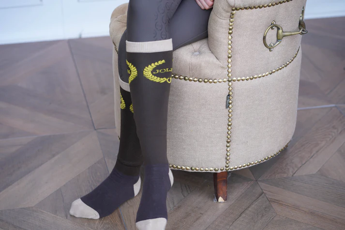 Joline Sokken Bruin Beige