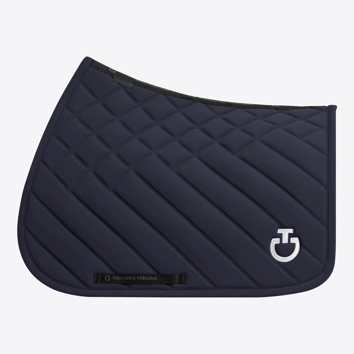 Cavalleria Toscana Dekje Diamonds and Lines Quilted Jumping Navy