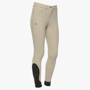 Cavalleria Toscana Rijbroek Color Knie Grip Meisjes Beige 1003