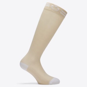 Cavalleria Toscana Sokken Jacquard Logo BeigeWhite 1E00 Unisex