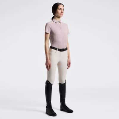 Cavalleria Toscana Training Polo Jacquard Jersey Insert SS