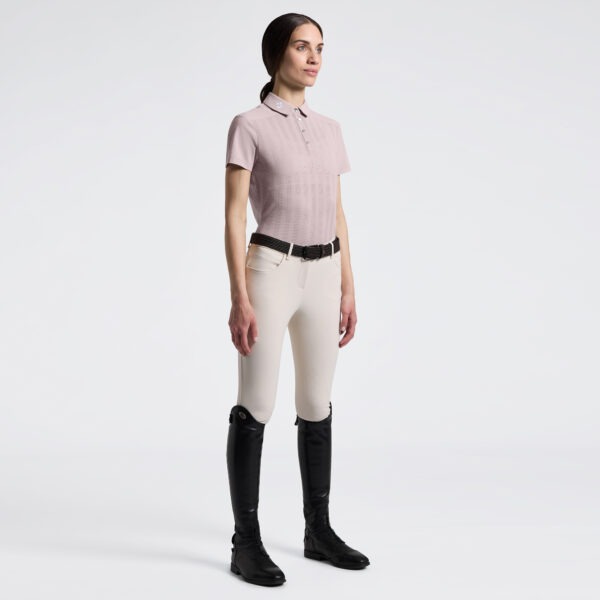 Cavalleria Toscana Training Polo Jacquard Jersey Insert SS