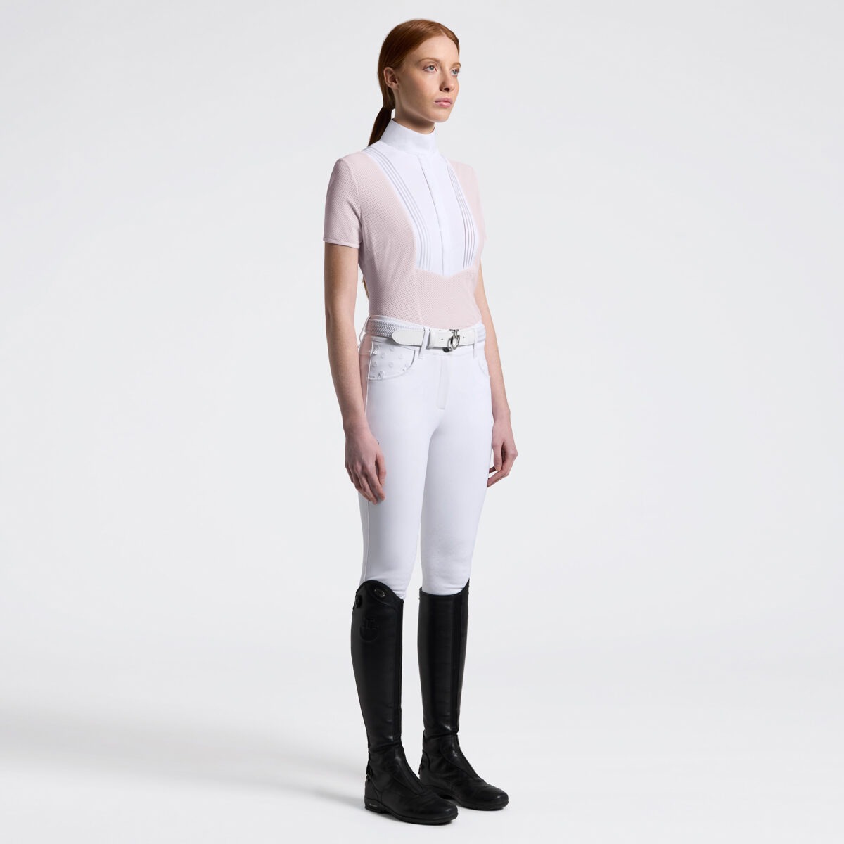 Cavalleria Toscana Wedstrijdshirt American SS Violet Ice