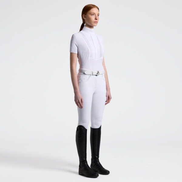 Cavalleria Toscana Wedstrijdshirt American SS White 0001