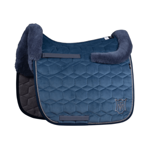 Mattes Bont Dekje Dressuur Velvet cornet blue/blue