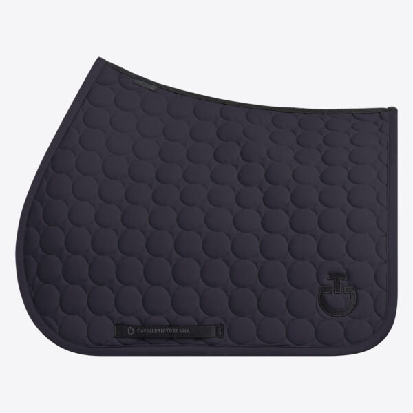 Cavalleria Toscana Dekje CIRCLE Quilted Jersey Charcoal 7Q00