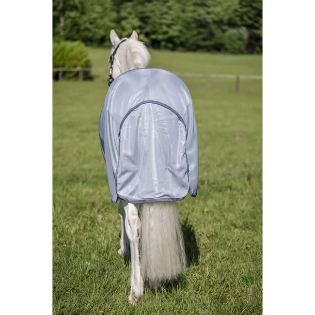 Amigo Vliegendeken Bug Rug Plus Pony Heather Blue - afneembare hals