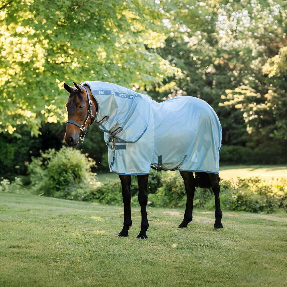 Amigo Vliegendeken Integrated Heather Blue