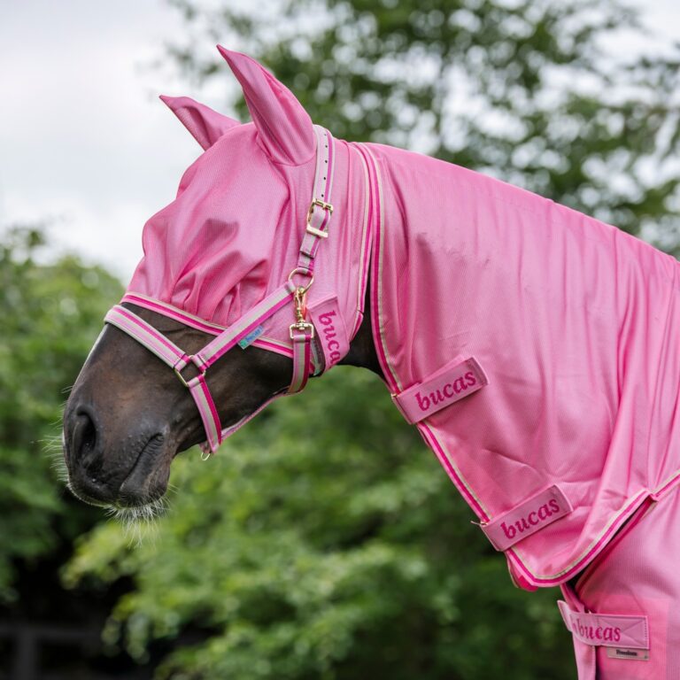 Bucas vliegenmasker Freedom Aurora Pink