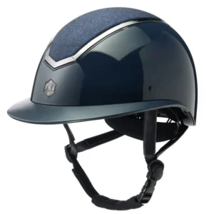 Charles Owen Kylo Sparkly Navy Gloss Wide Peak Mips
