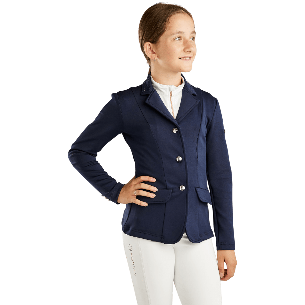 Montar Junior wedstrijdjasje met strikceintuur