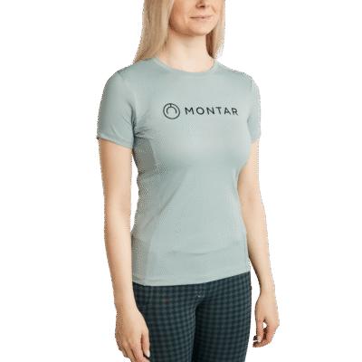 Montar T-Shirt Hannah met Houndstooth Logo