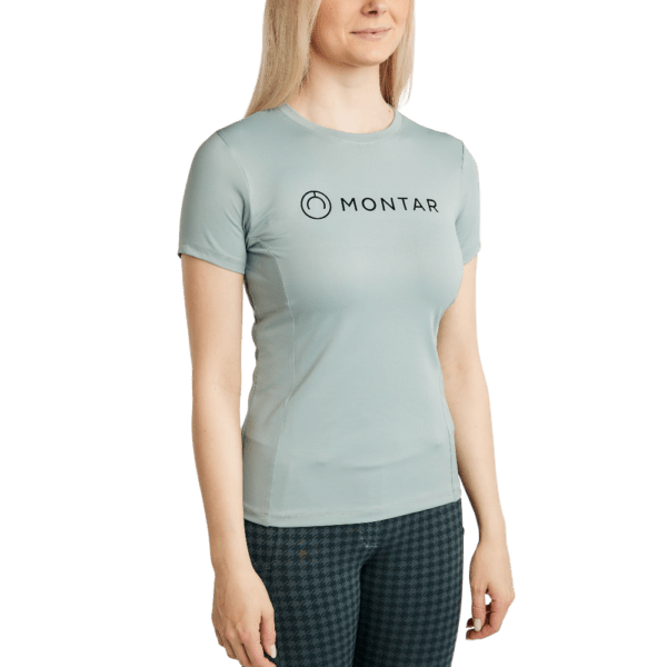 Montar T-Shirt Hannah met Houndstooth Logo
