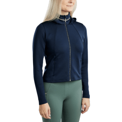 Montar Vest Lila met Champagne Crystal Navy