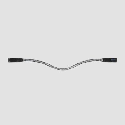 Passier Frontriem Waved met grote premium kristallen