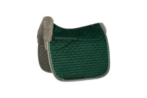 Mattes Bont Dekje Velvet Groen/Grijs Trim voor