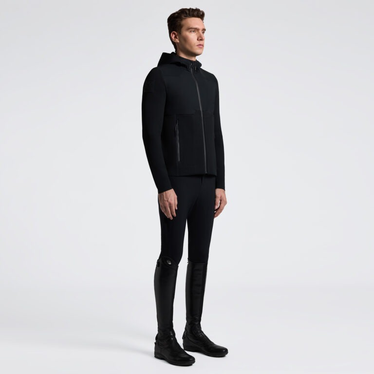 Cavalleria Toscana Tech Knit Softshell Jacket Black 9999