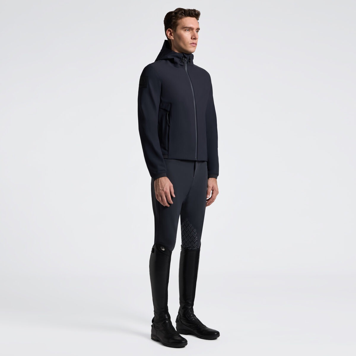 Cavalleria Toscana Perforated Jersey Softshell Jacket