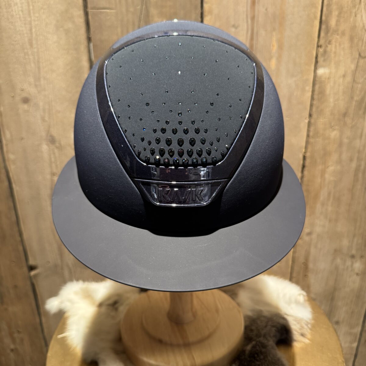 Kask Star Lady Cap Chrome Crystal Passage Navy Blue Montana