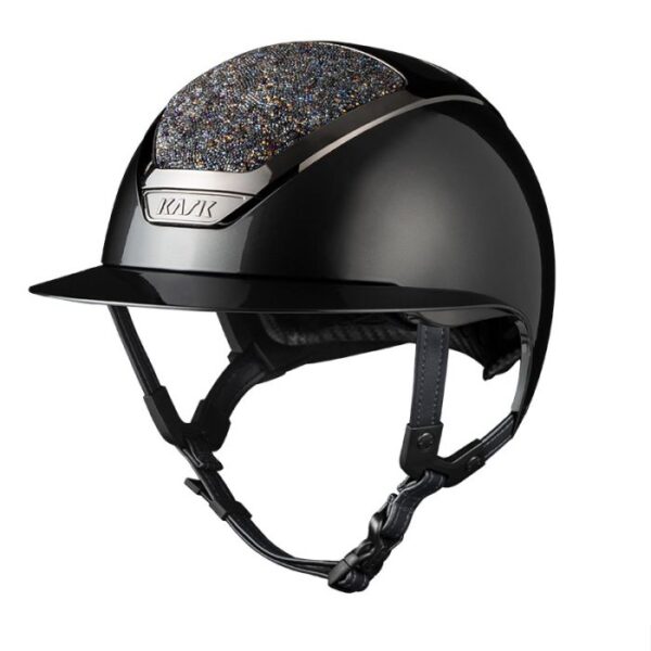 Kask Star Lady Cap Shine Swarovski Midnight Antraciet Zephyr