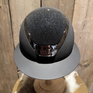 Kask Star Lady Chrome Swarovski Carpet Zwart