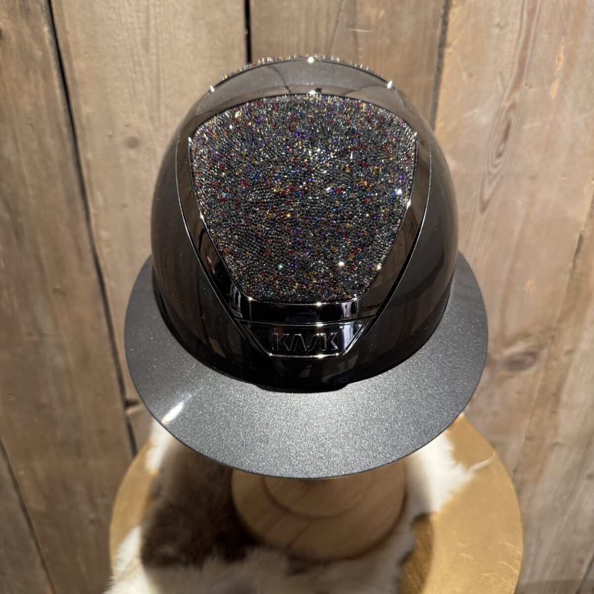 Kask Star Lady Pure Shine Swarovski Midnight Antraciet Zephir M