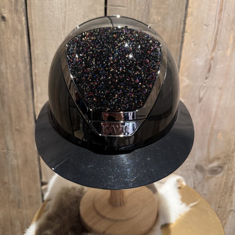 Kask Star Lady Pure Shine Swarovski Midnight Zwart Vulcano M