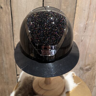 Kask Star Lady Pure Shine Swarovski Midnight Zwart Vulcano M