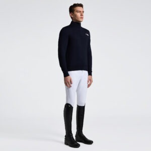 Cavalleria Toscana Merinos Half Zip Turleneck Sweater