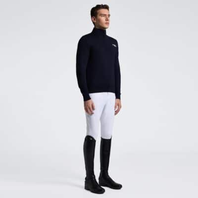Cavalleria Toscana Merinos Half Zip Turleneck Sweater