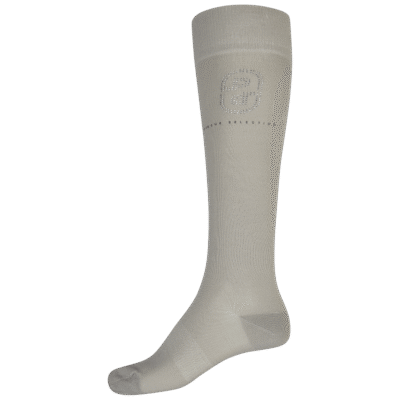 Pikeur Paardrijsokken Light Grey LOGO 1714 SELECTION