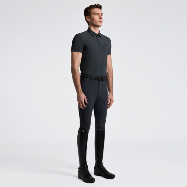 Cavalleria Toscana Jersey T-Shirt Heren Charcoal