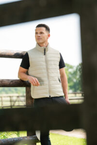 Pikeur QUILTED Bodywarmer Frosted Sage Heren