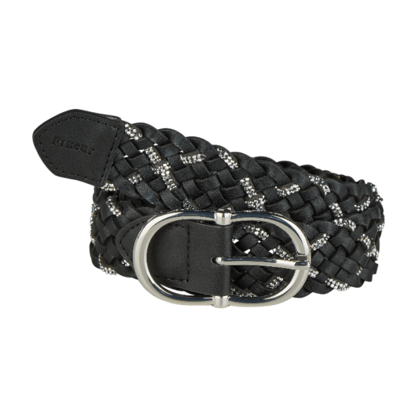Pikeur Riem BRAIDED Zwart Zilver 1822 THE CORE