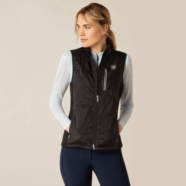 Ariat Bodywarmer Fusion Insulated Dames Zwart SS26