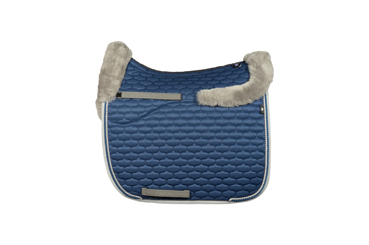 Mattes Bont Dekje Glanz Blauw/Grijs Trim