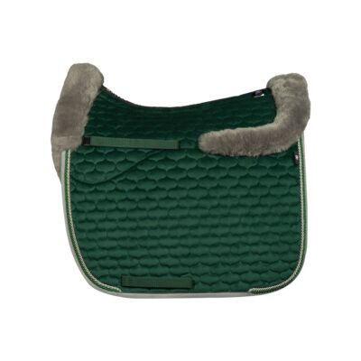 Mattes Bont Dekje Velvet Groen/Grijs Trim