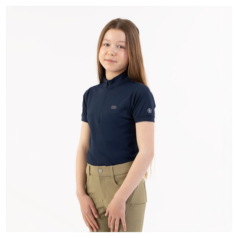 BR Eevolv Shirt met halve rits Kady Pageant Blue Kids
