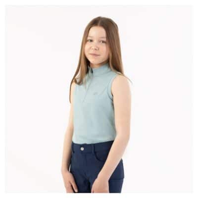 BR Eevolv mouwloos shirt met halve rits Kyona