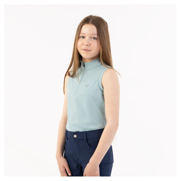 BR Eevolv mouwloos shirt met halve rits Kyona