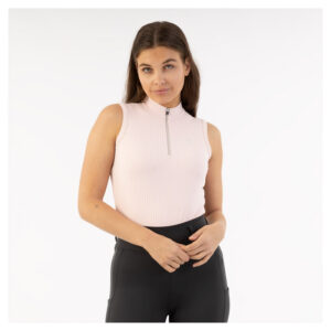 BR half zip mouwloos shirt Kirsten Lotus
